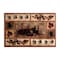 Flash Furniture 6' x 9' Brown Mother Bear & Cubs Olefin Area Rug OKR-RG1114-69-BN-GG - alternate 3
